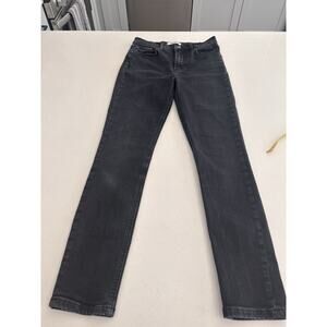 Reformation Black Skinny Mid Rise Jeans Size 27